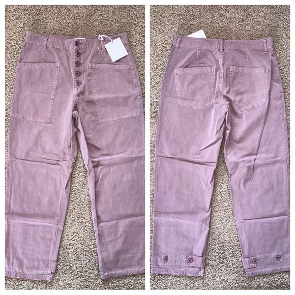 Pistola Denim Tammy High Rise Trouser In Lavender Size 30 - Picture 1 of 12